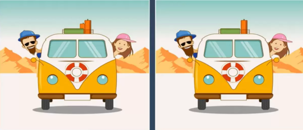 معمای تفاوت تصویری: آیا می توانید 5 اختلاف دو تصویر را در 40 ثانیه تشخیص دهید؟